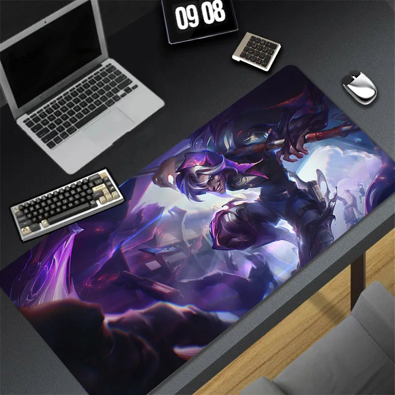 Shieda Kayn League of Legends Mouse Pad Pc Gaming Gamer Accessories Large Mousepad Rubber Non-slip Extended Table Mat Mouse Mats