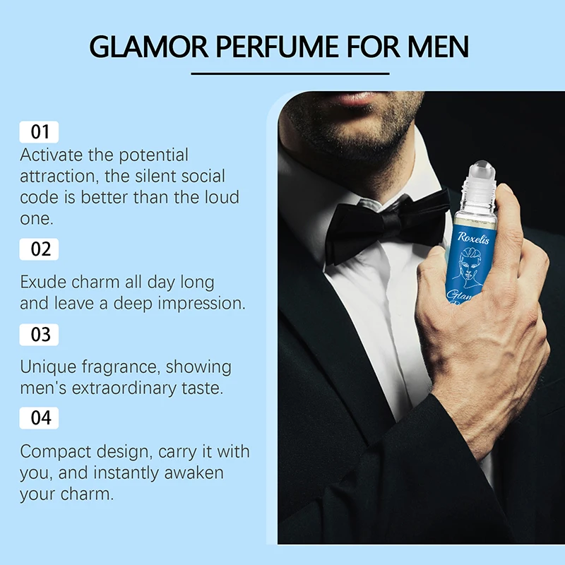 Pheromone Roller Perfume For Men Womens Sex Long Lasting Stimulating Flirting Glamour Dating Fragrance Attraction Erotic Perfum