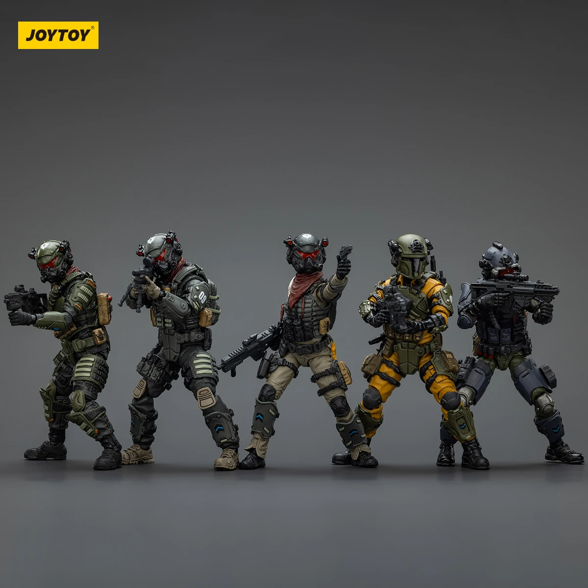 JOYTOY Dark Source Stellar Litteken Assault Team Action Figure 1/18 DIY Assembleren Figuur Militaire Gezamenlijke Beweegbare Beeldje Model Speelgoed