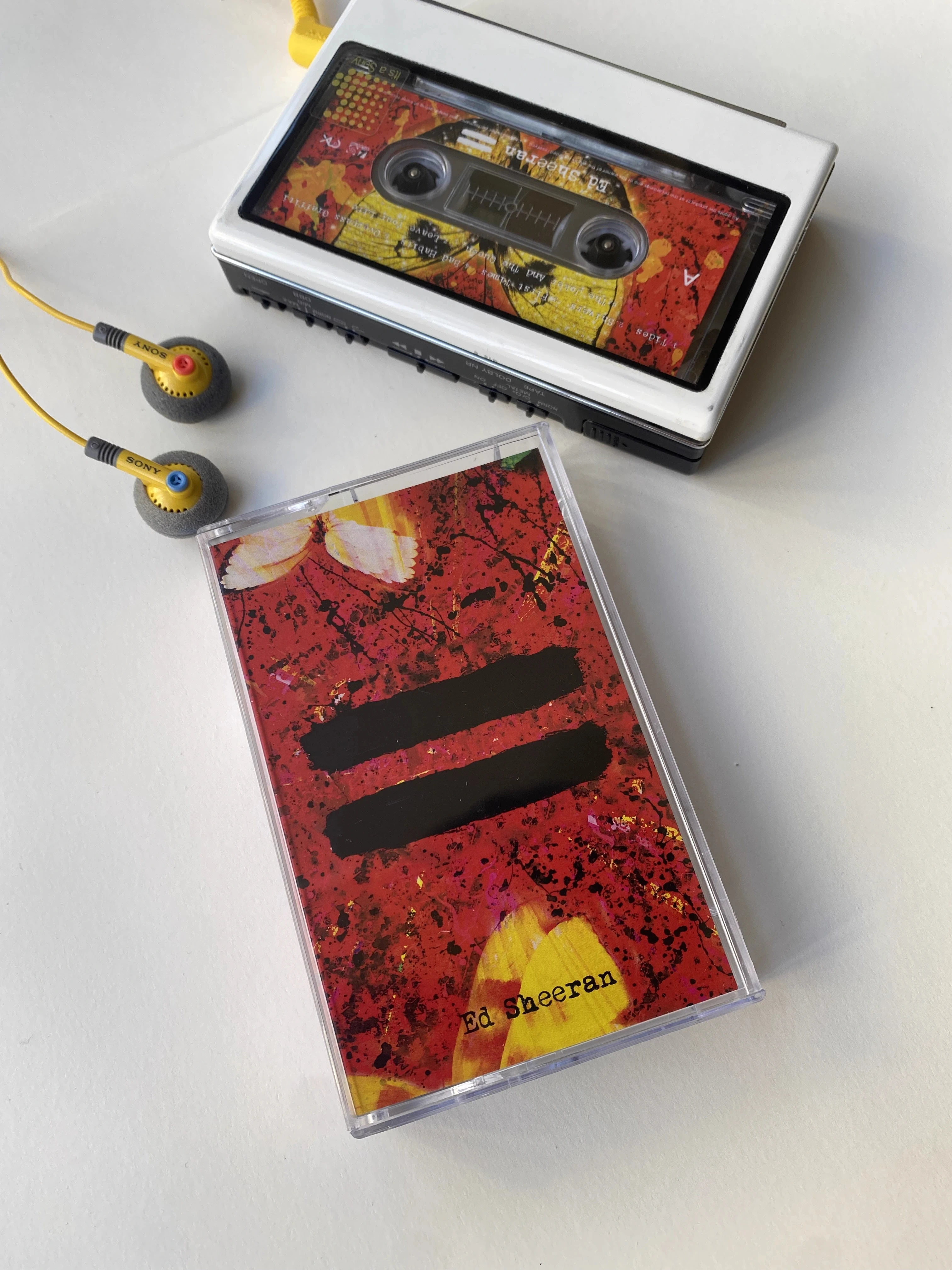 CD Sheeran-Retro Music Fita magnética, Álbum Bad Habits Cassetes, Cosplay Soundtracks, Box Recorder, Walkman, Carro, Festa