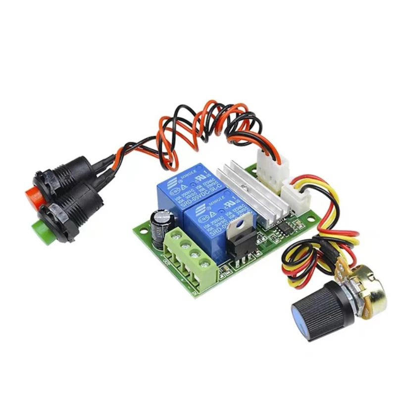 3A DC 6V 12V 24V PWM DC Motor Speed Controller Forward Reverse Switch Linear actuator motor controller adjustable Speed Control