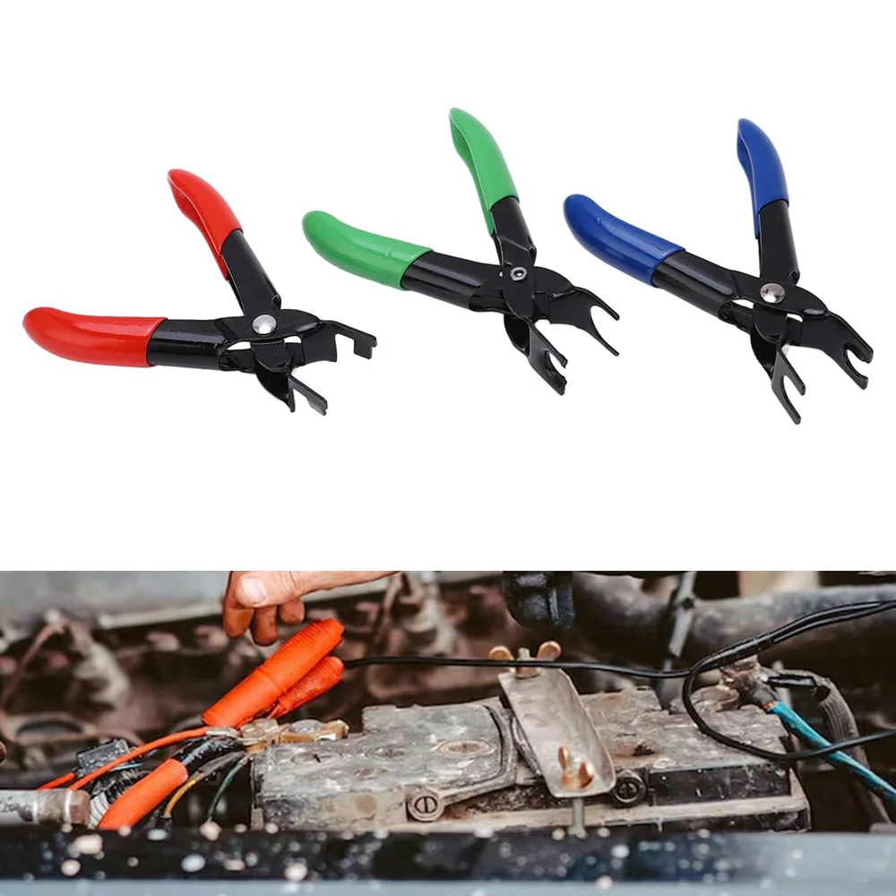 Fuel System Disconnect Tool Set 3-Piece for Petrol Cars with High-Tension Springs and Smooth Non-Slip Operation