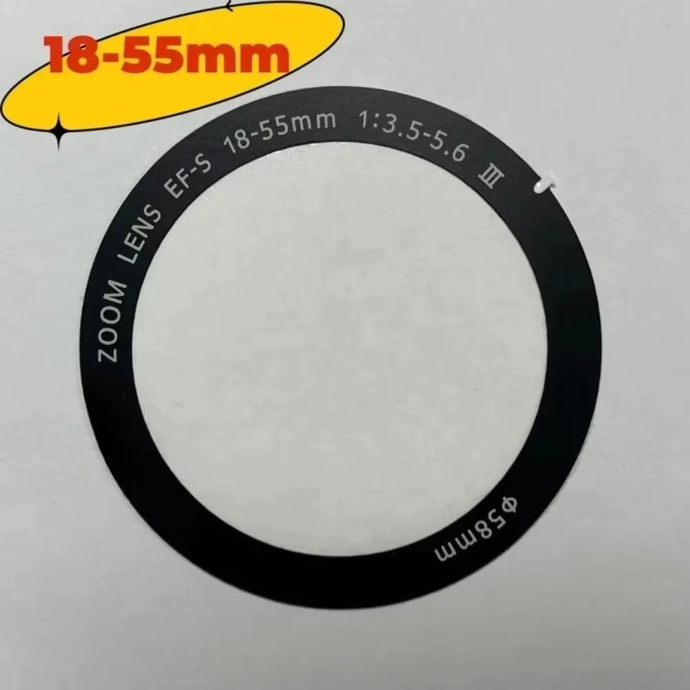 For Canon Zoom Lens EF-S 18-55mm III 3rd Generation Pressure Ring Decorative Label Camera Part