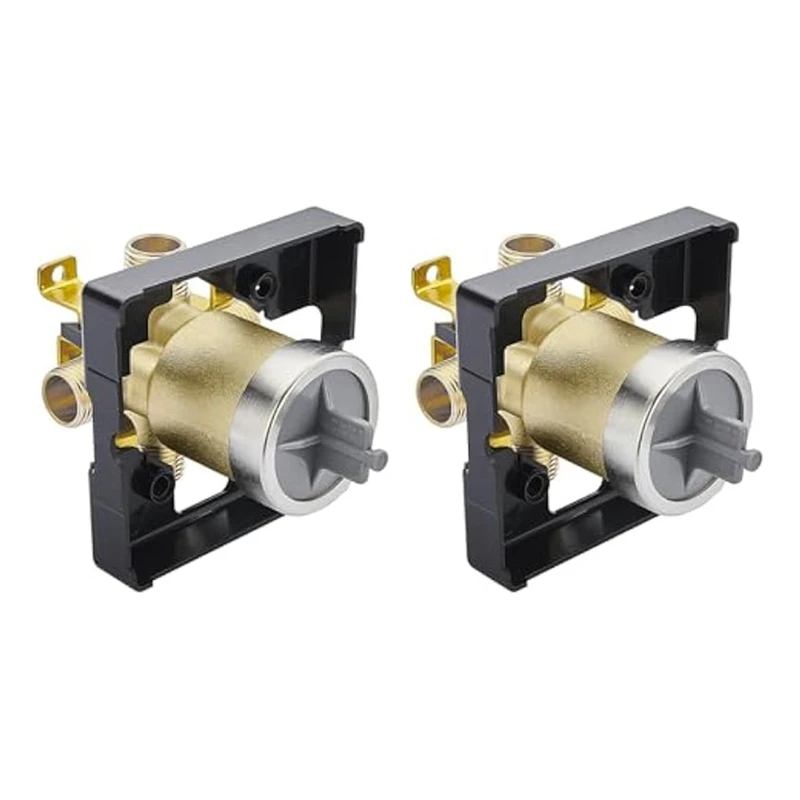 

2Pack R10000-UNBX Universal Shower Valve Body,For Faucet Most Single-Function, Dual-Function,For Tub Faucet Trim Kits