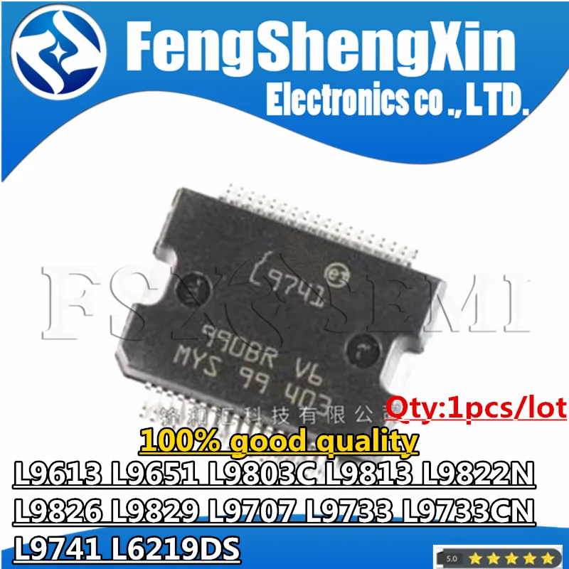 

1pcs L9613 L9651 L9803C L9813 L9822N L9826 L9829 L9707 L9733 L9733CN L9741 L6219DS SMD Fuel injection drive module chip