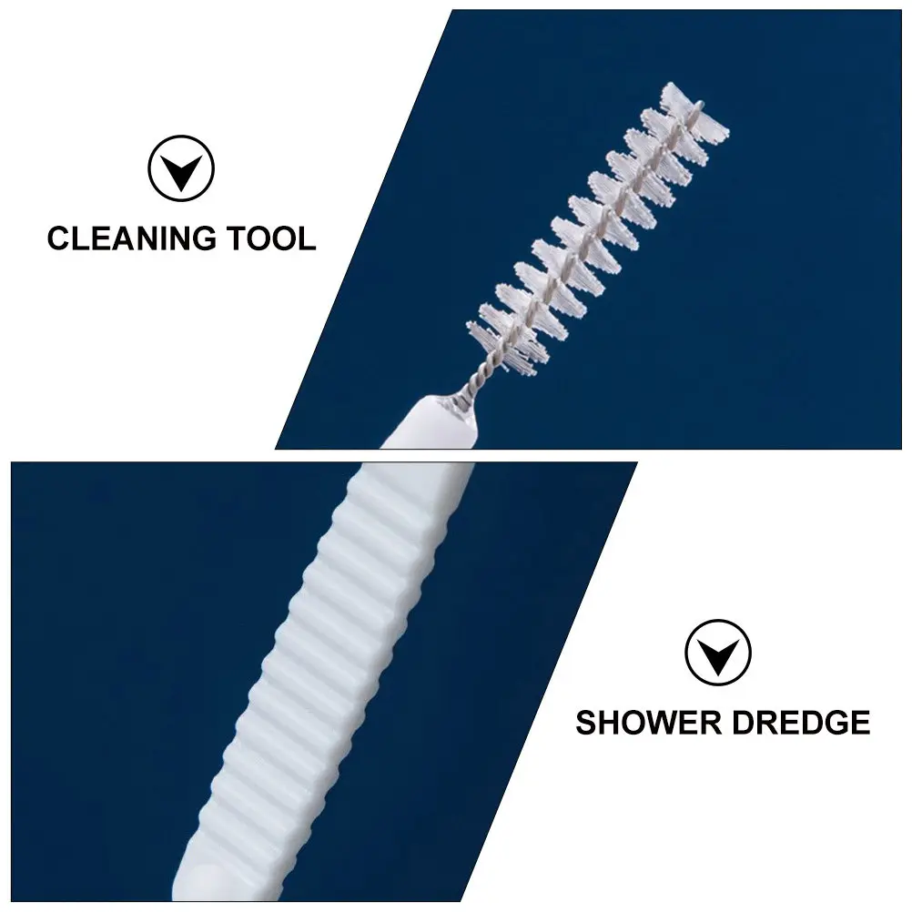 

20Pcs Mini Sprinkler Dredge Cleaning Tool High Durability Plastic Shower Unclogger for Home School Dormitory Bathroom