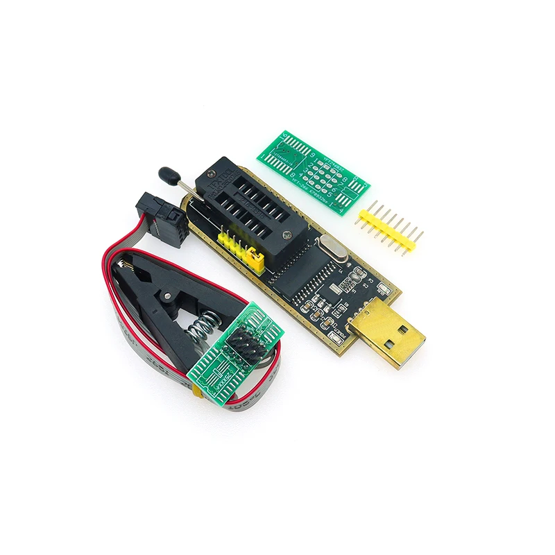 Moduł programator USB BIOS Flash EEPROM z serii CH341 24 25 + klip testowy SOIC8 SOP8 do EEPROM 93CXX / 25CXX / 24CXX — zdjęcie 2