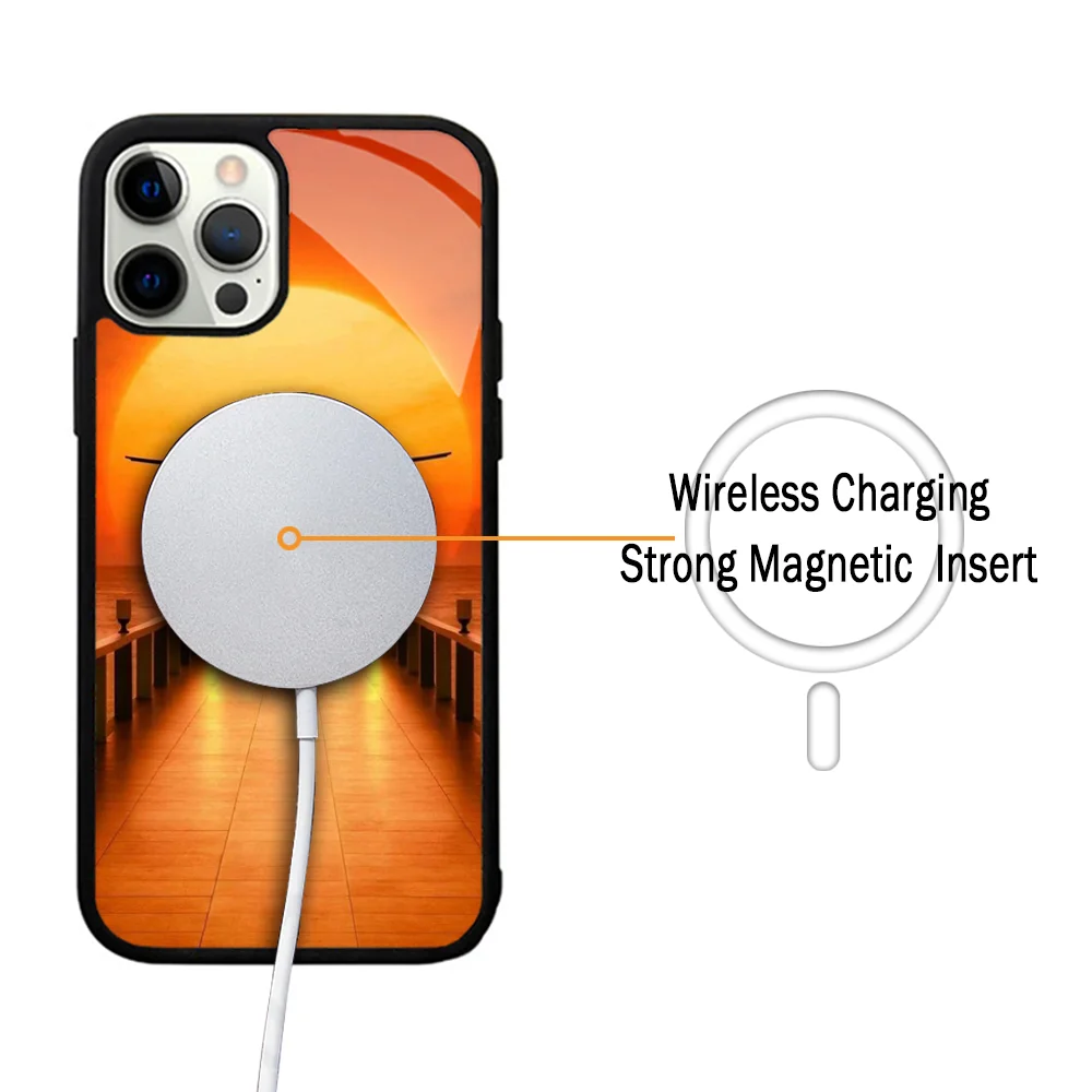 Travel Aircraft Airport Take Off Case For iphone 11 12 13 14 15 Plus Pro Max Mirror Acrylic For Magsafe Wireless Charging