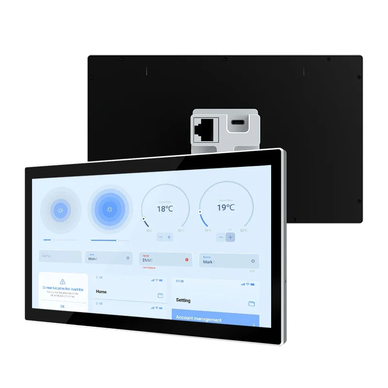 2024 Sunworld YC-SM08M CNC enclosure 8Inch RK3566 Quad Core Android 11 PoE WiFi Smart Home Panels Compatible with Tuya App