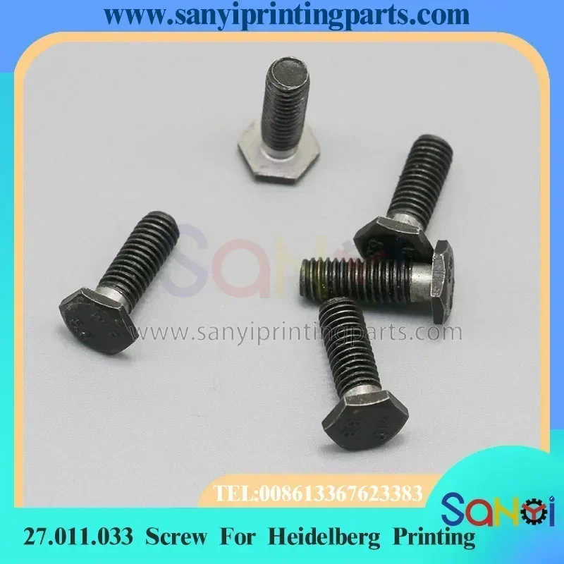 Best Quality 27.011.033 Screw For Heidelberg Machine Parts (  C3.581.628F Tooth Seat 82.582.627 Gripper Pad )