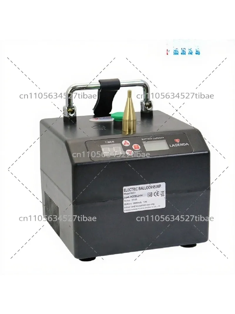 Balloon Electric Air Pump 5 Inch Round High Pressure Single Hole Long Balloon Inflator 110-240V
