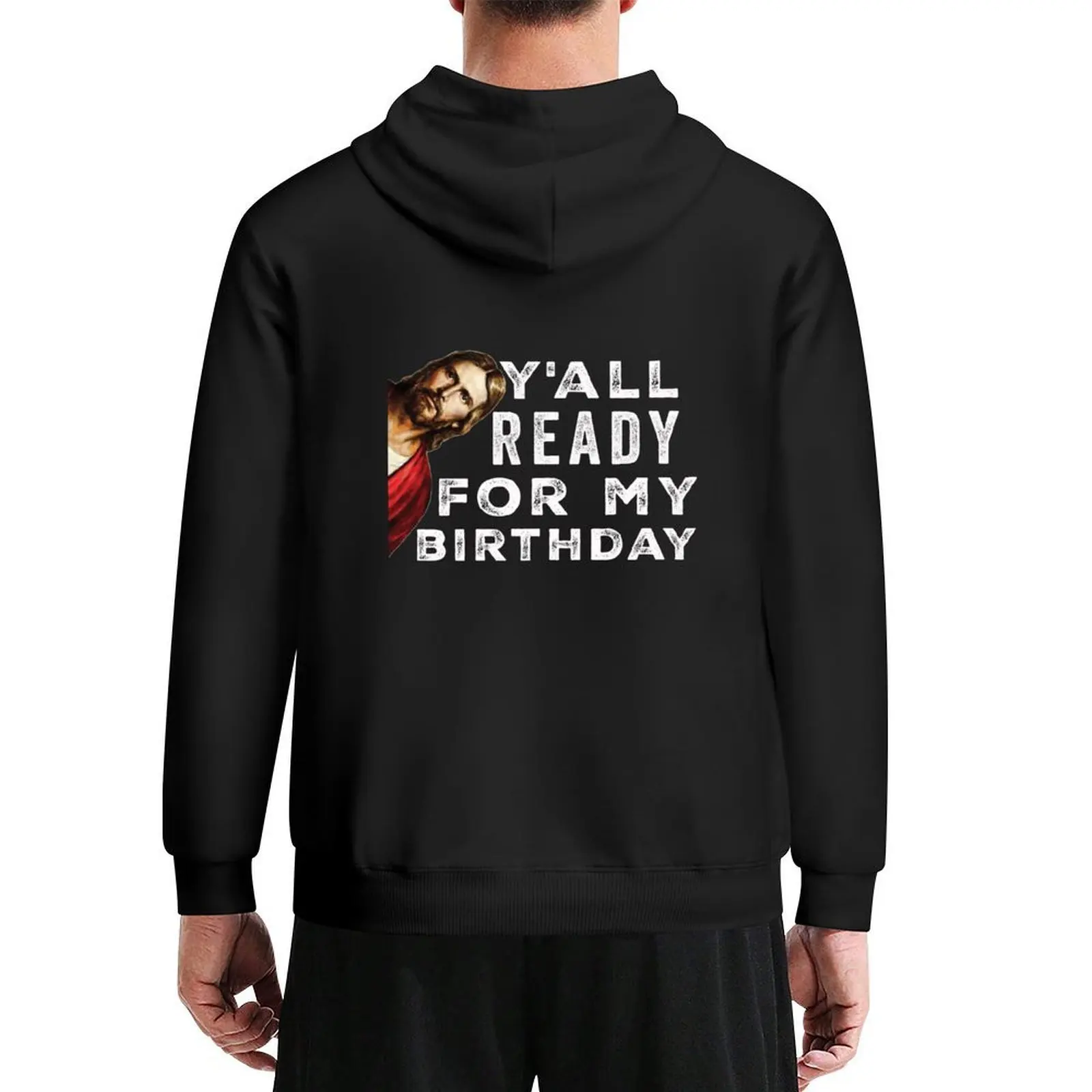 

Funny Jesus Happy Birthday Christmas Gift Hoodie korean clothes aesthetic clothing men wear men's clothing hoodie man
