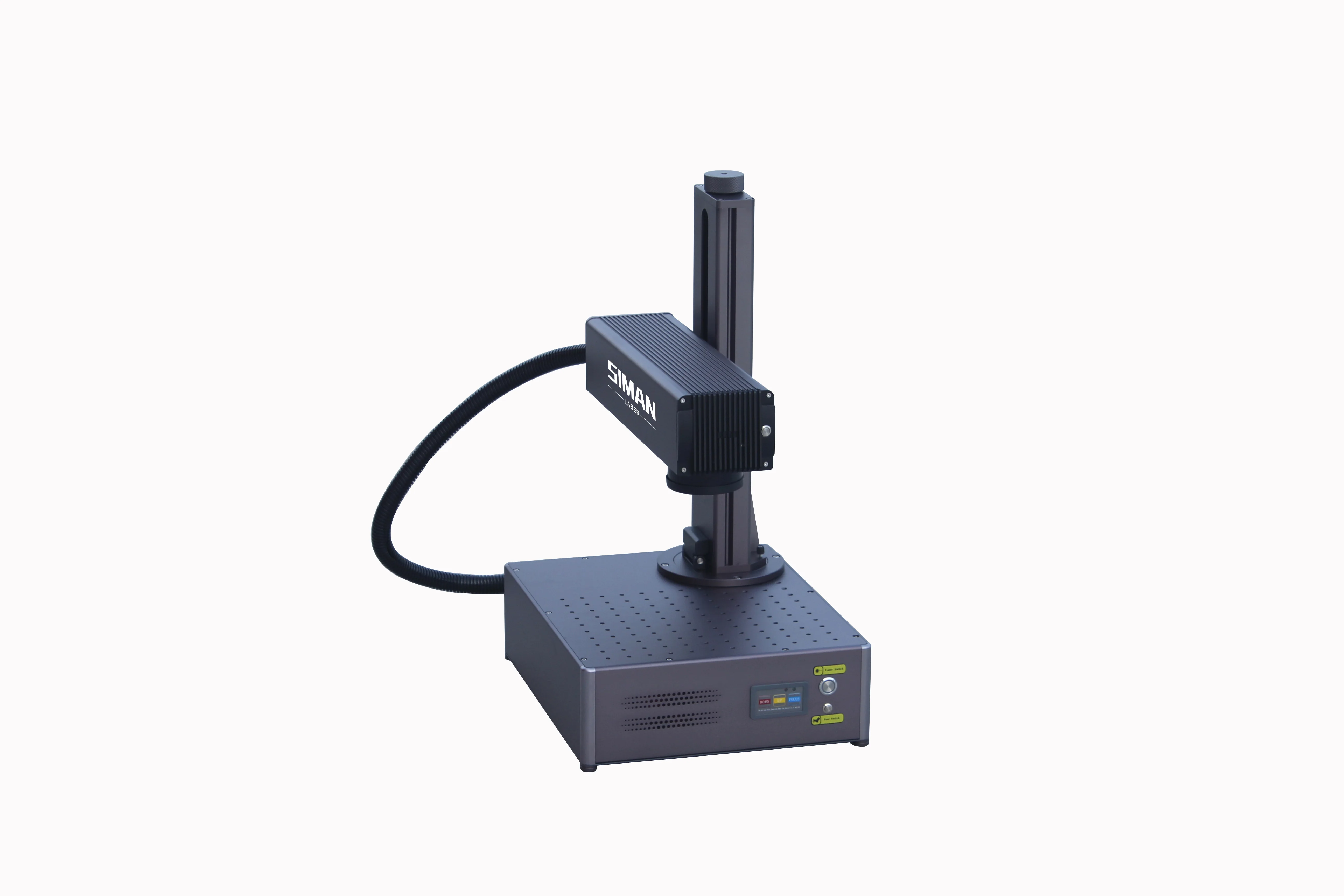 Compact 60W  M7 Fiber Laser Marking Machine for Gold Jewelry Programmable with Autofocus Supports DXF PLT BMP Formats