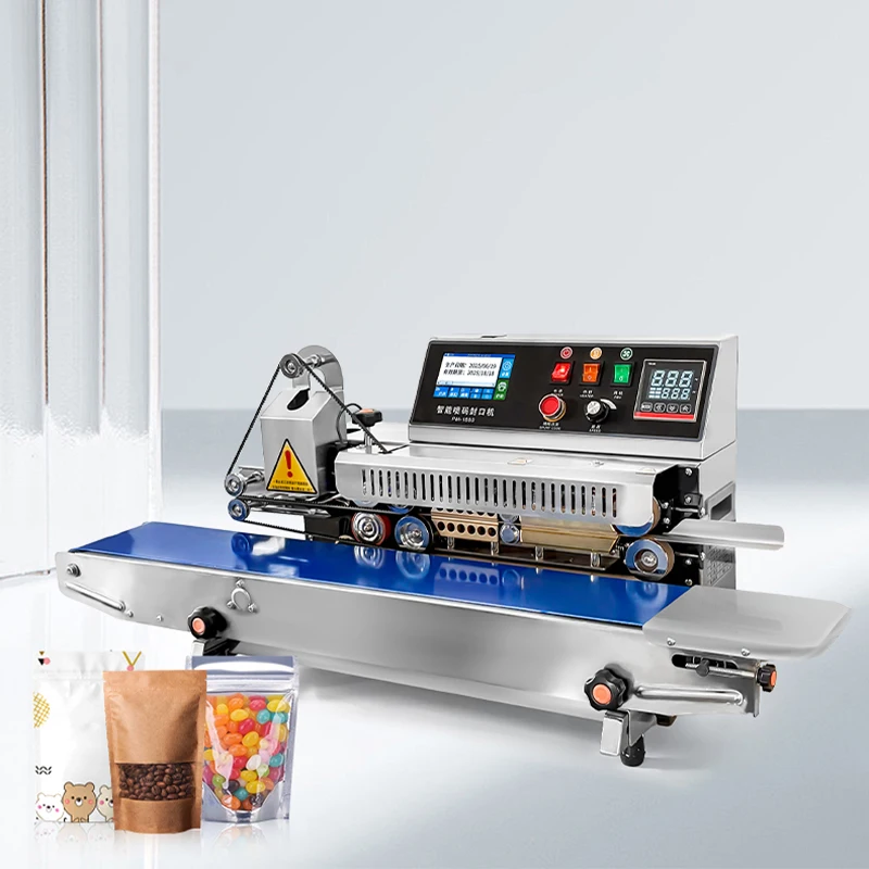 آلة ختم الأكياس ذات الحامل الأفقي والرأسي PM-1800 مع ترميز التاريخ #4