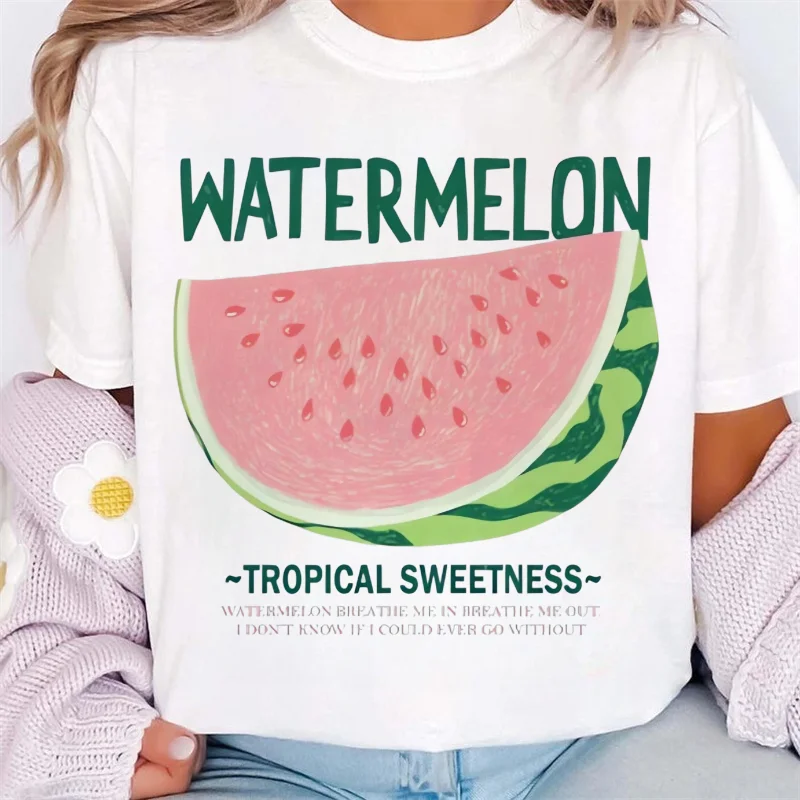 Sunshine On My Mind Pattern Printed Fashion Travel Leisure T-Shirt Printed Women's Beach Vacation Street Short Sleeved T-Shirt