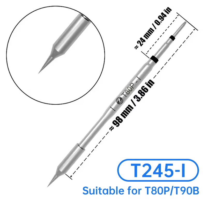 T90 T80 T80P Tip Soldering Iron Tip T12 Soldering Station Tip Kits T245 Lead Free Heating Core Welding Tools T210-I KU K IS Tip