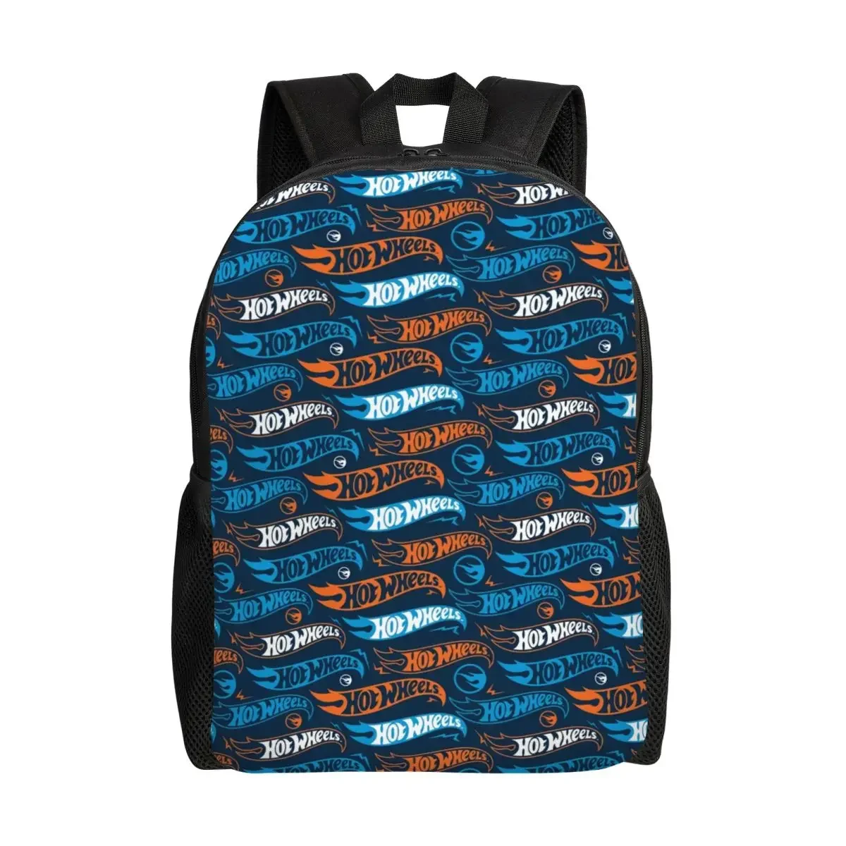 

Custom Hot-Wheels Racing Tracks Pattern Laptop Backpack Men Women Basic Bookbag for College School Student Bag