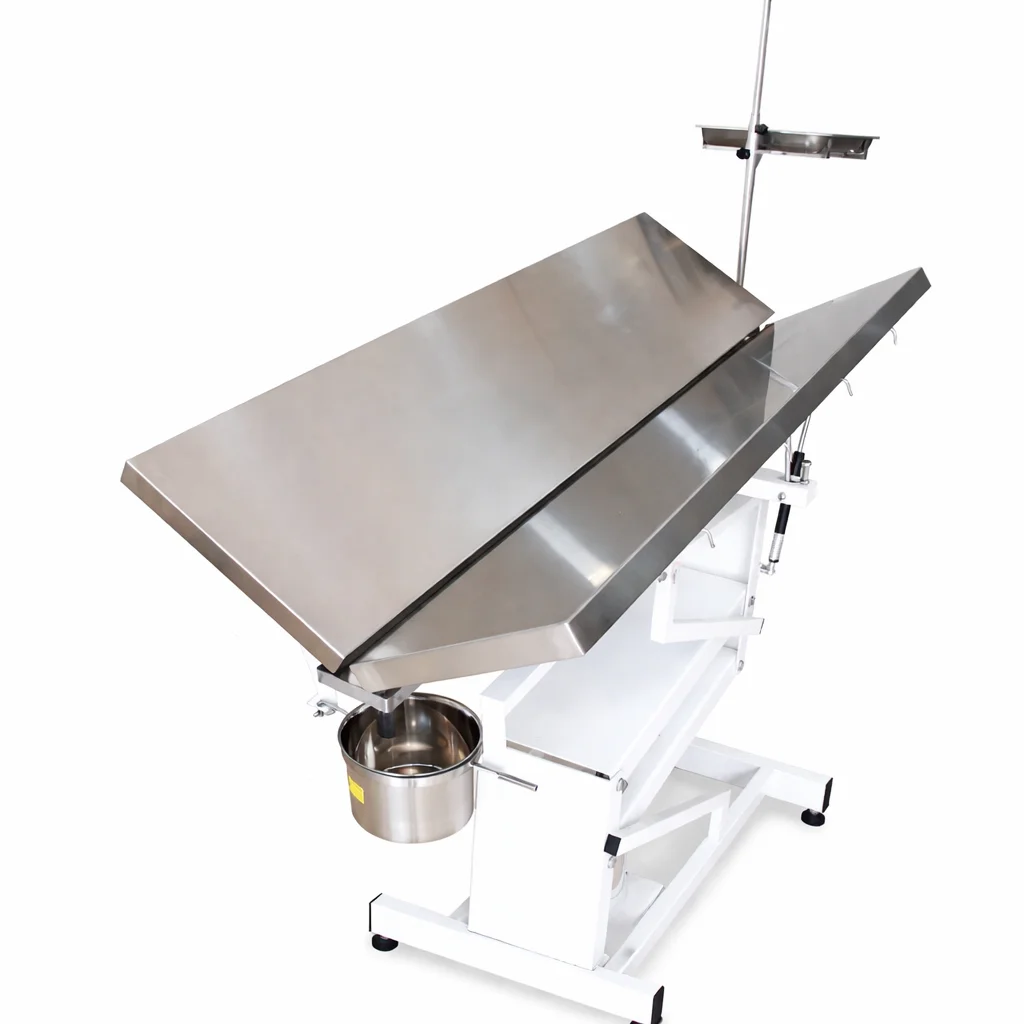 Veterinary Operating Table Durable Professional Vet Equipment Manual Pet Surgical Operation Treatment Table