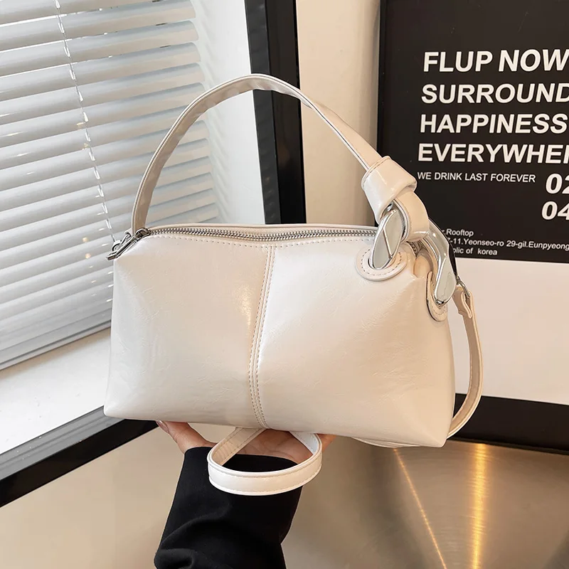 

Black Elegant Leather Crossbody Bag For Women Shoulder Bag By Famous Designer Luxury Brand Popular Classic Handbags