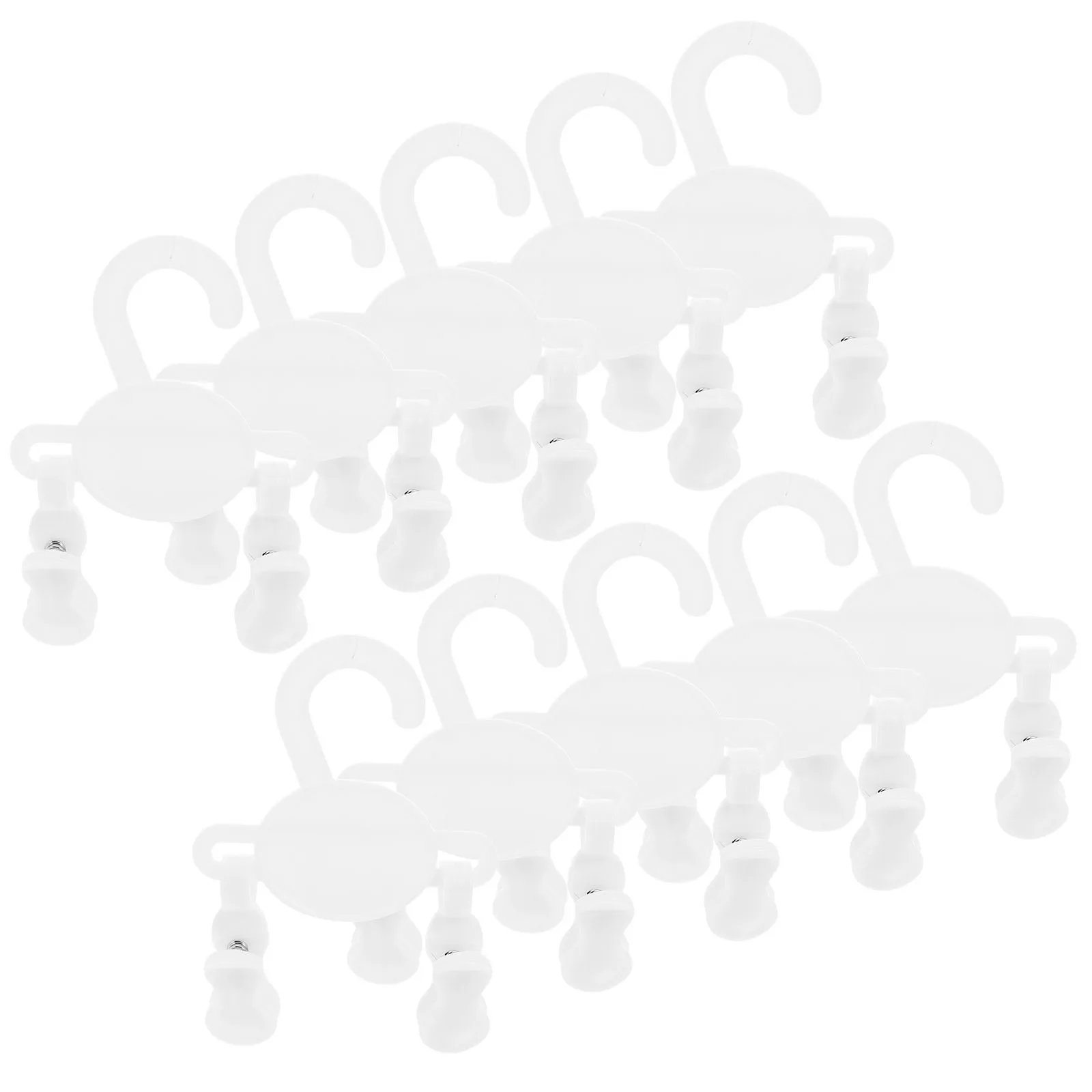

10 pcs Kids Shoe Hooks Plastic Hangers Lightweight Portable For Baby Shoes Socks Clothes Travel Home Nursery Storage