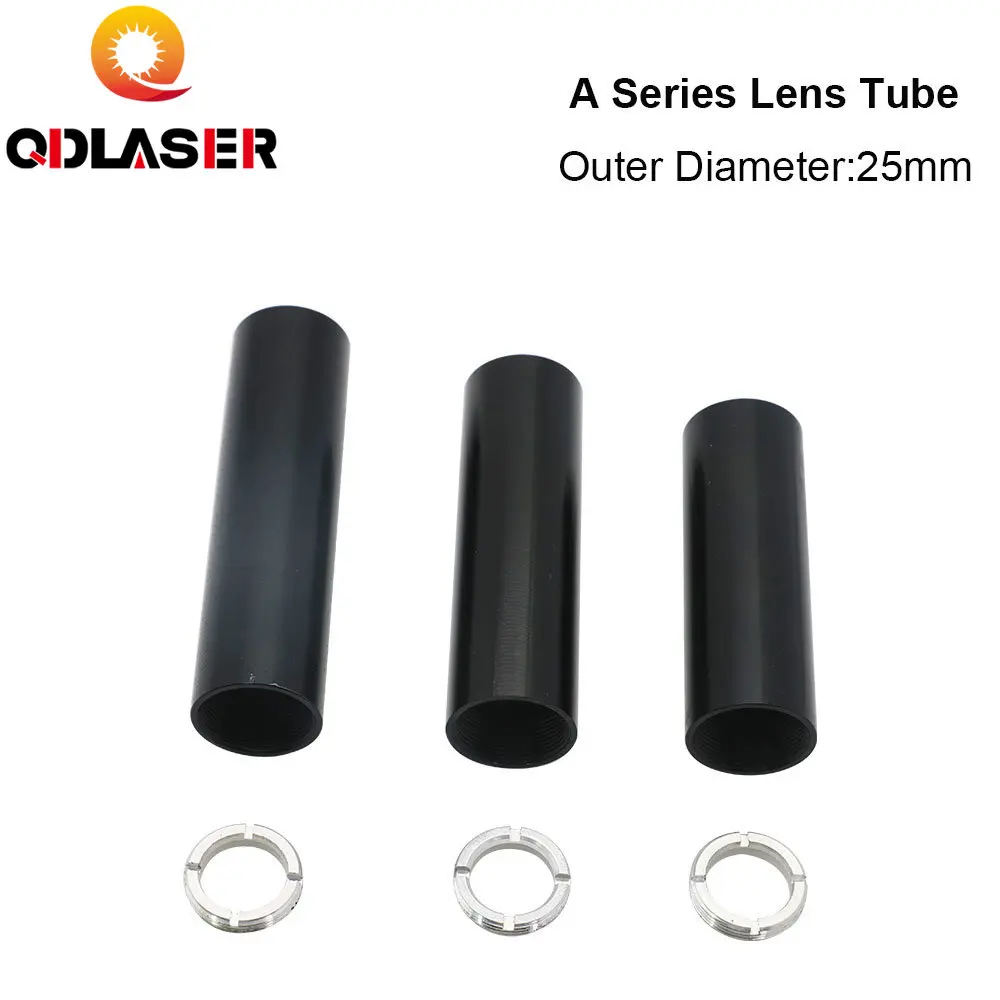 QDLASER  A Series CO2 D.25mm Lens Tube for D20 F50.8/63.5/101.6mm Lens CO2 Laser Cutting Engraving Machine