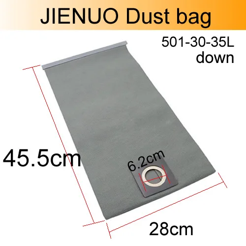 Industrial Vacuum Cleaner Bag/Dust Bag/Filter Water Suction Machine Liner for JIENUO 20L/30L/70L/100L 501 Vacuum Cleaner Parts