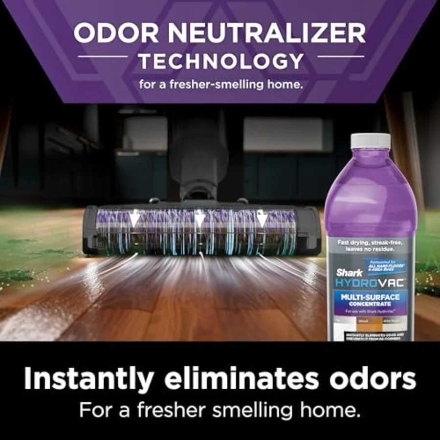 コードレスプロXL 3in1掃除機モップセルフクリーニングシステム、抗菌ブラシロール付き、多様な表面の清掃に最適（硬材、タイル、大理石など）