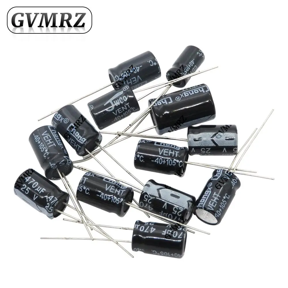 900PCS 30Values DIP Electrolytic Capacitor Kit 0.1uF-1000uF for Electronics kit
