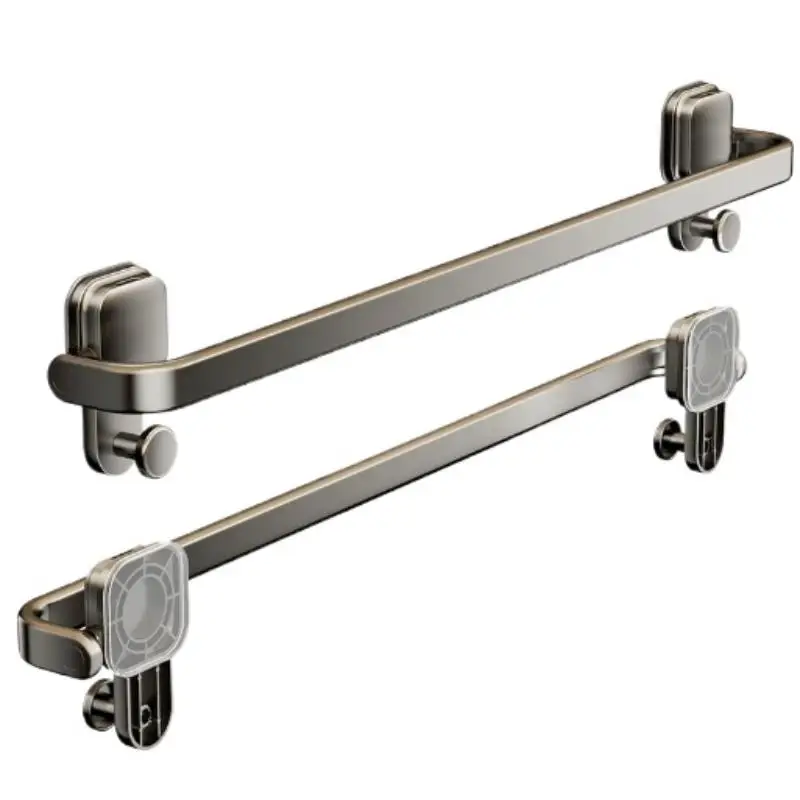 

Suction Cup Folding Towel Rack No Drill Wall Mount Hand Towel Holder 30/40/50cm Towel Bar For Bathroom Apartment Storage