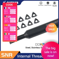SNR0006K06-16 SNR0008K11-A16 SNR0012M11-16 SNR0013M16-16 CNC large shank small head internal thread turning tool bar CNC tool