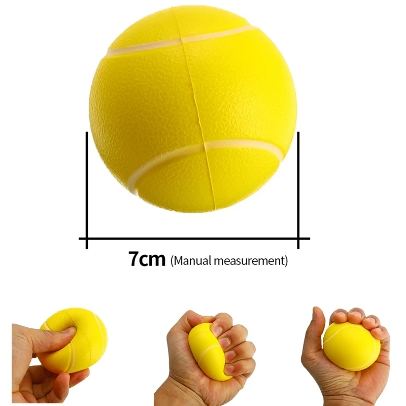 Hand Rehabilitation Trainer Fitness Expander Gripper Strengthen Exerciser Trainer Stress Relief Power Ball Egg-Shaped Grip Tool