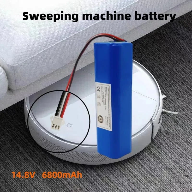 Mijia rechargeable robot vacuum cleaner lithium-ion battery, Pro M9 Pro M8 Pro M7R1, 14.4v, 6800mAh, 18650m26,4s2p