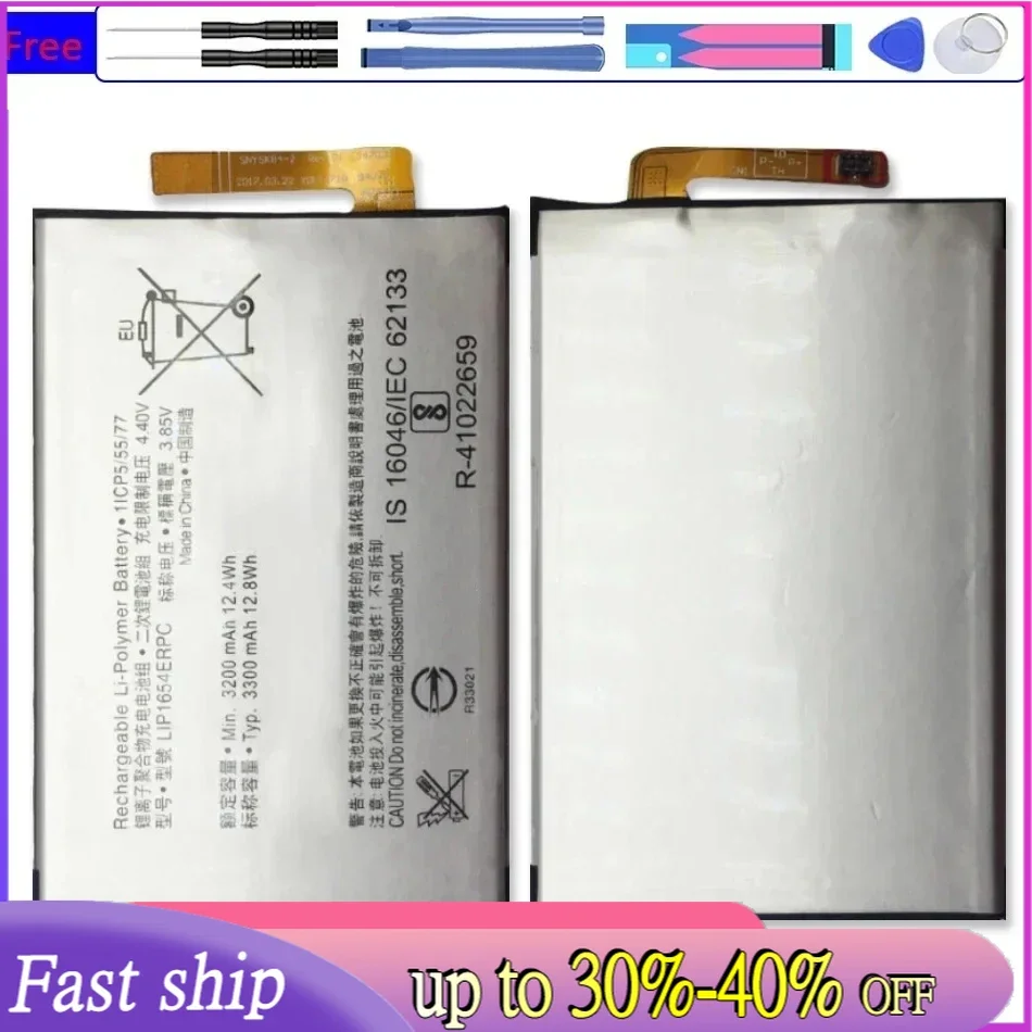 

LIP1654ERPC Phone Battery 3200Mah For Sony Xperia XA2 L2 H4311 H3311 H4331 Replacement Batteria + Free Tools