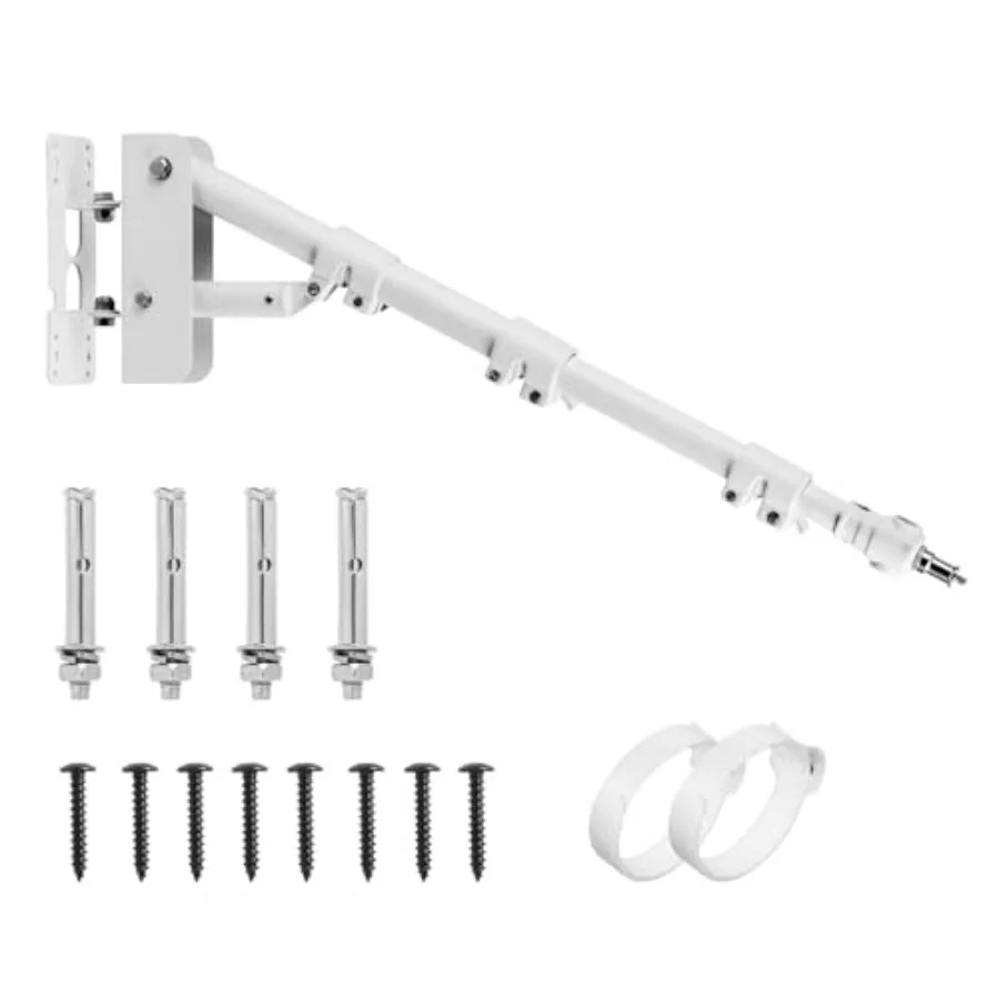 Anillo de Luz LED para Montaje en Pared de 39.37''/100cm con 180° de Rotación ° Brazo Giratorio para Salones de Belleza, Barberías, Tatuajes, Transmisión en Vivo, Grabación, etc.