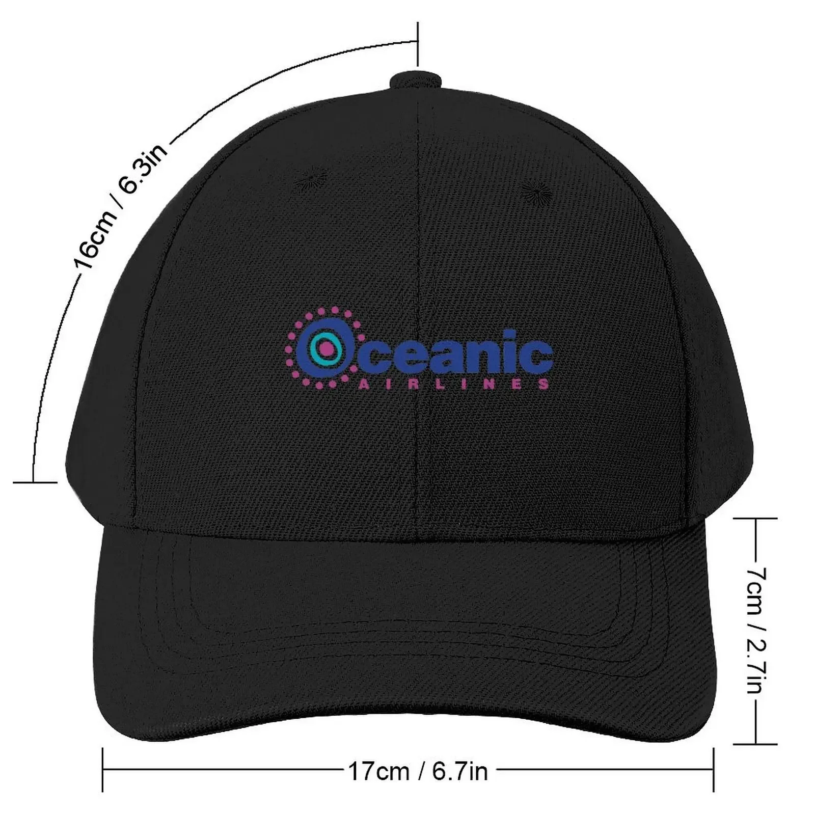 Oceanic Airlines - vintage LOST logo Baseball Cap western Hat Golf Kids Hat Women's Beach Men's