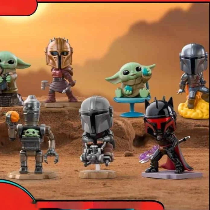 Pop Mart Star Wars Mandalorian Serie Blinde Doos Star Wars Anime Figuur Mystery Box Baby Yoda Decoratie Verzamelbaar Speelgoed Cadeau