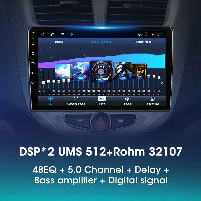 JMCQ 2Din Radio samochodowe multimedialny odtwarzacz wideo dla Hyundai Solaris 1 akcent 2010-2016 nawigacja GPS Carplay 4G Android 12 Stereo