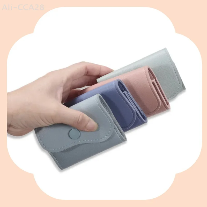 16 posições dobrável prego brocas saco portátil titular diy unhas arte ferramenta de armazenamento macio carteira sacos acessórios manicure