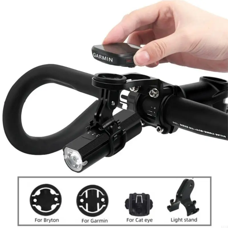 

Stopwatches Top Bike Computer Mount Folded Regulable Angled Stem Holder