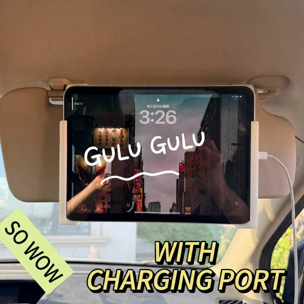 1Pair Car Tablet Holder Sun Visor Mount for 7 to 12 Inch Devices  Anti Slip Durable Design Long Trips Adults Kids image 6