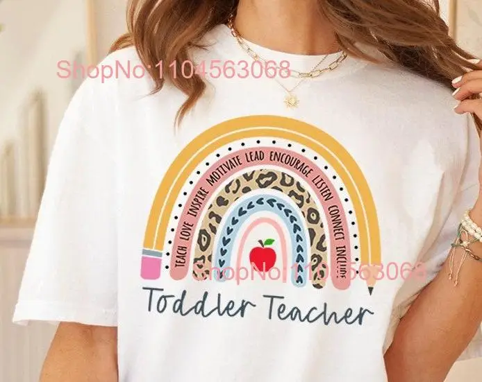 Toddler Teacher T Shirt Squad Daycare Early Childhood Educator Provider Eduation long or short sleeves