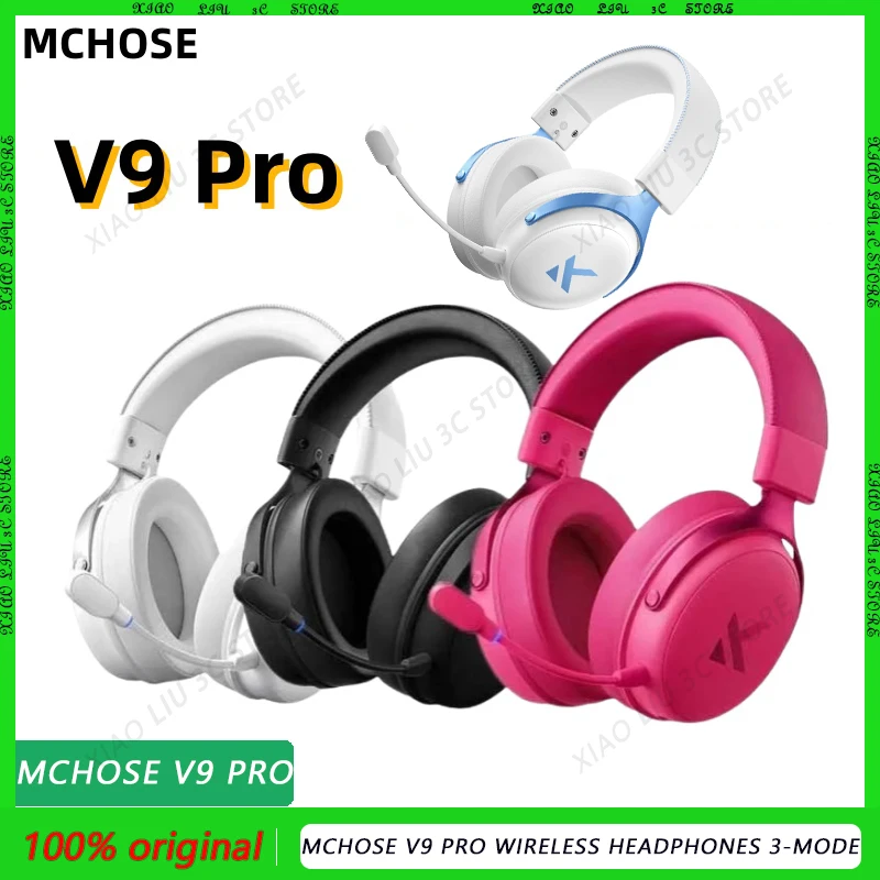 

MCHOSE V9 pro Wireless Headphones 3-Mode Noise Reduction Mic Customizable Head-mounted Earphones for Music Gaming PC