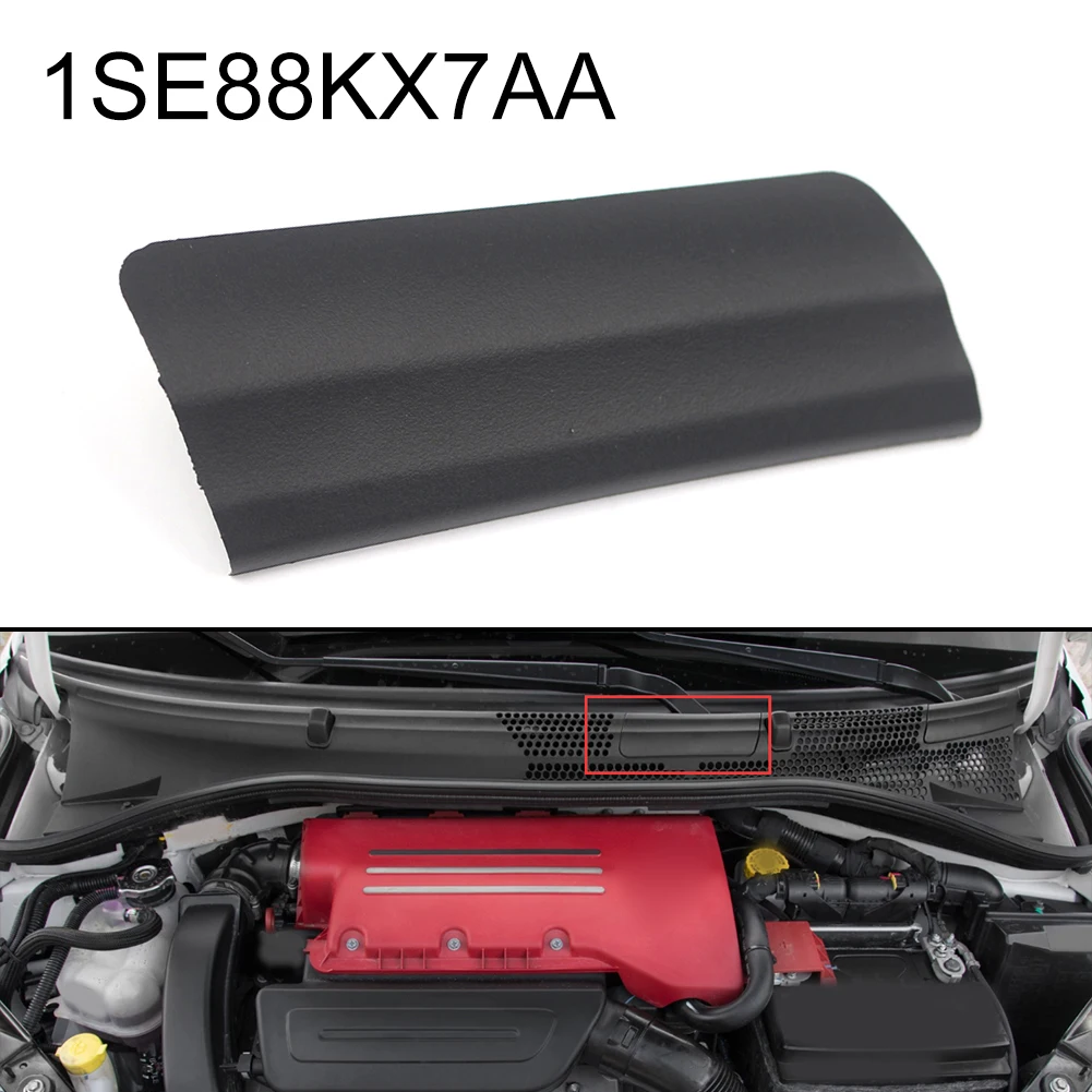 For Daily Driving Cowl Grille Cover Car Cowl Panel Heat Resistant ABS Anti-Aging Material For Fiat 500 2012-2017