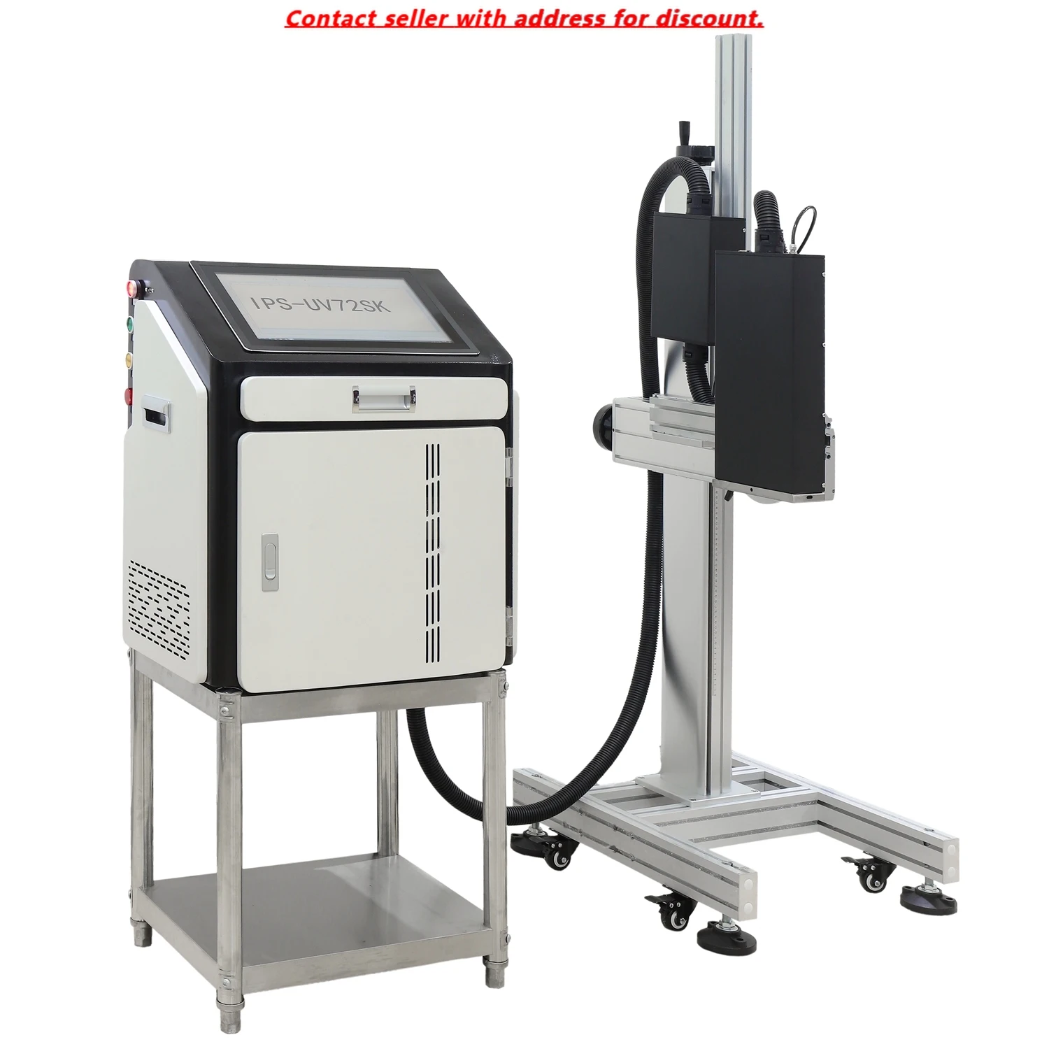 

UV72SK Date Printer Cij Inkjet Expiry Large Size 71.8mm Machine Batch Code Logo Printing For Cosmetic