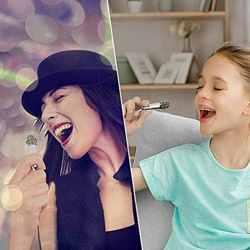 Mini Voice Recording Microphone Portable Karaoke Mini Karaoke Microphone, Mic For Singing, Recording, Voice Recording