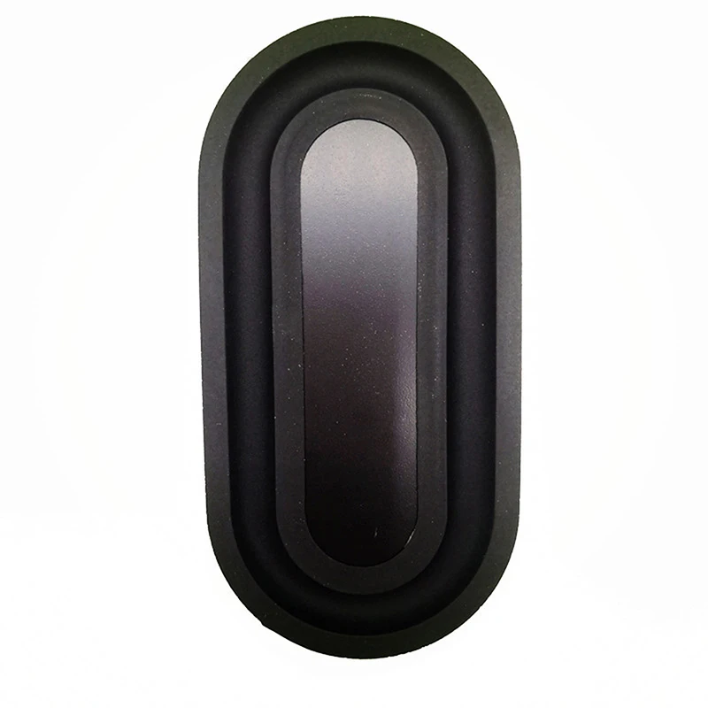 1pc Oval Shape Bass Diaphragm Rubber DIY Speaker Plate Passive Radiator Auxiliary Bass Vibration Plates 58mmx120mm