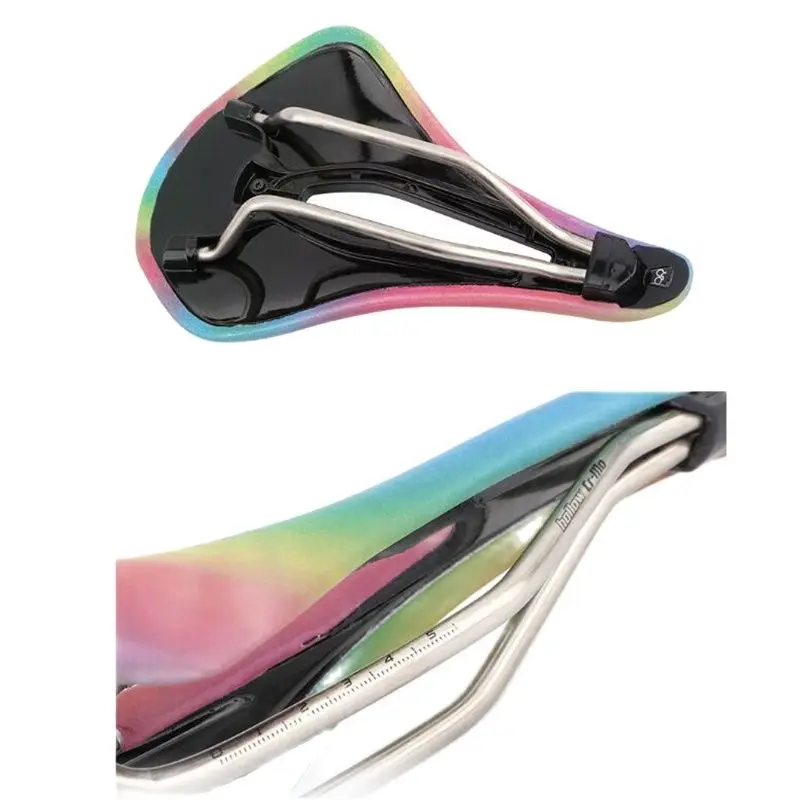 

Bike Hollow Breathable Rainbow Cushion Folding G835 Bike Color Saddle Cushion Bicycle saddle Mountain Road