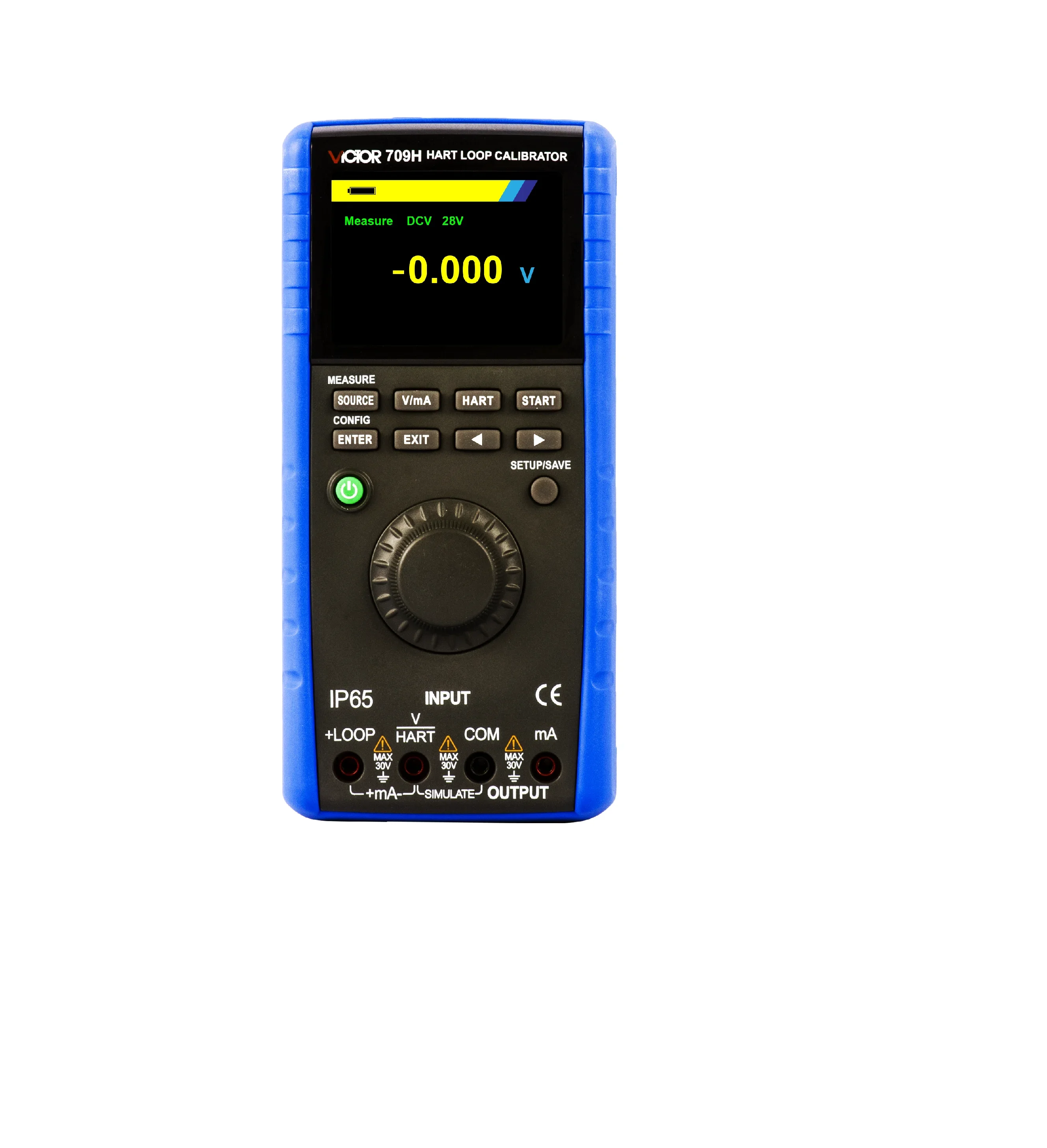 

VICTOR 709H Max Voltage 30V Power Consumption About 360mA/5V Storage Humidity 90%RH Loop Calibrator