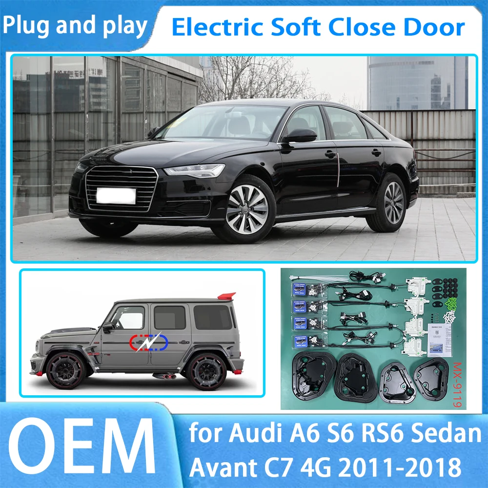 

for Audi A6 S6 RS6 Sedan Avant C7 4G OEM Car Door Soft Close System Automatic Electric Auto Pull Power Latch Power Closing