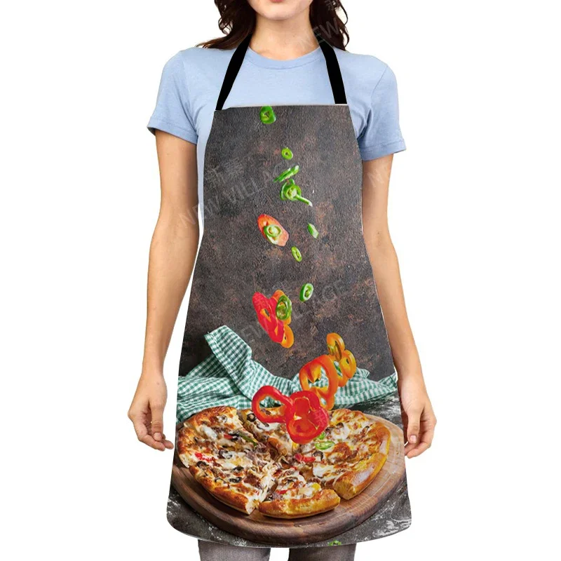 nordic Aesthetic Women kitchen apron kids original Children Waterproof girl princess waiter work apron oil proof boho plant